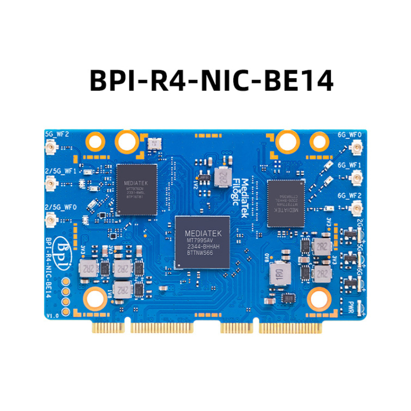 Bananapi Bpi R4 Wifi 7 - لوحة تطوير بانا باي، وحدة واي
