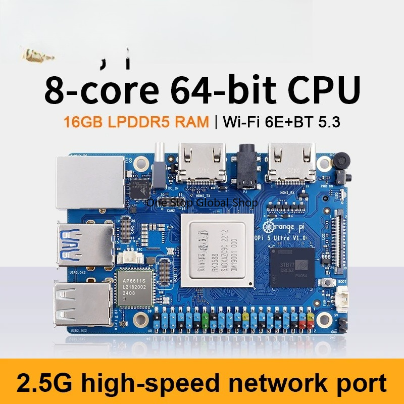 كمبيوتر لوحي أحادي اللوحة Pi 5 - مراجعة Rk3588 Mini Pc Board وسعره