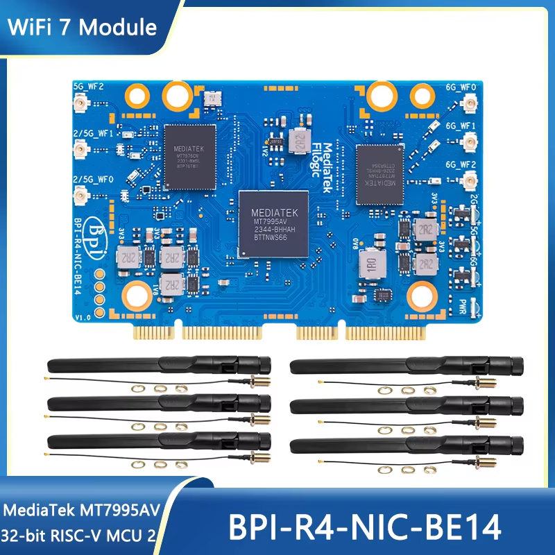 وحدة واي فاي 7 من Banana Pi BP - مراجعة Bananapi Bpi R4 Wifi 7 وسعره