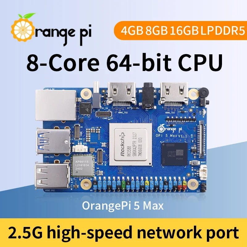 أورانج باي 5 ماكس 8 جيجابايت / - مراجعة Orange Pi 5 Max Rk3588 وسعره