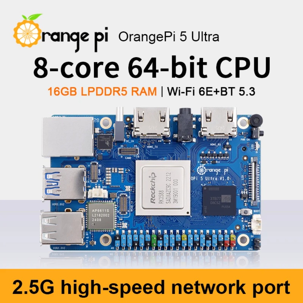 كمبيوتر لوحي أورانج باي 5 ألتر - مراجعة Rk3588 Mini Pc Board وسعره