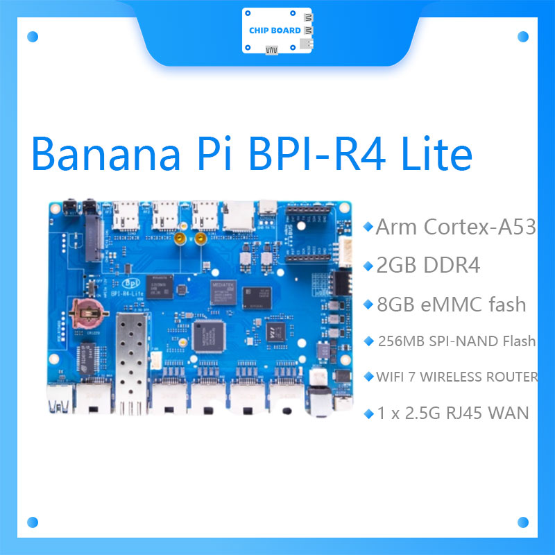 جهاز Banana Pi BPI-R4 Lite يتم - مراجعة Bananapi Bpi R4 Wifi 7 وسعره