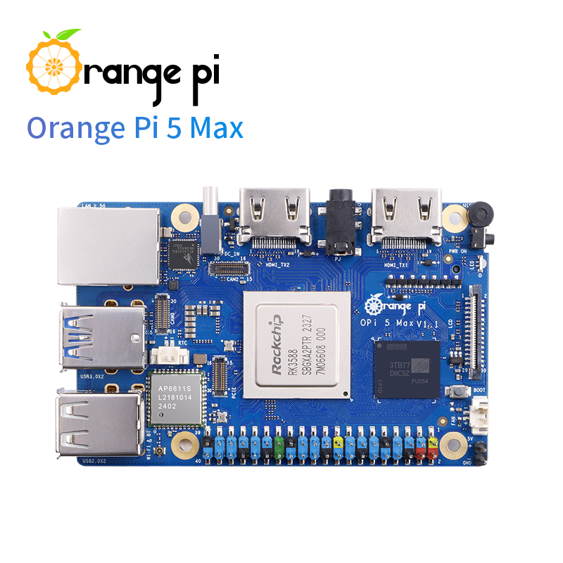 Orange Pi 5 Max LPDDR5 Rockchi - مراجعة Orange Pi 5 Max Rk3588 وسعره